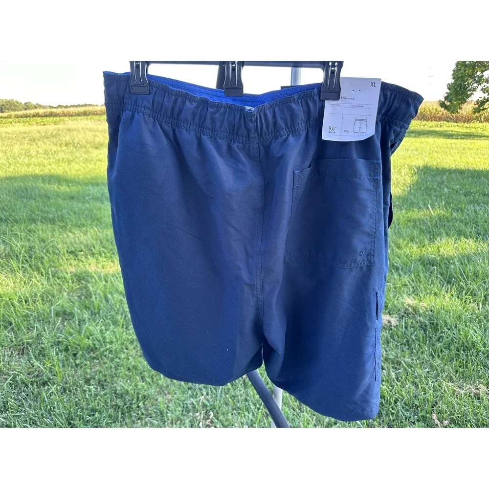 NWT‎ Goodfellow & Co Mossimo Men's Board Short Swim Trunks Navy Blue - Size XL